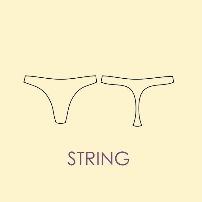 Пошив на заказ: Трусики String по индивидуальным меркам